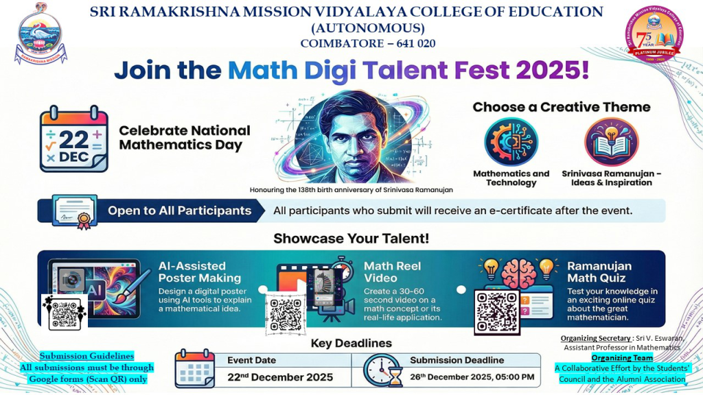 Math Digi Talent Fest 2025 – SRKVCOE